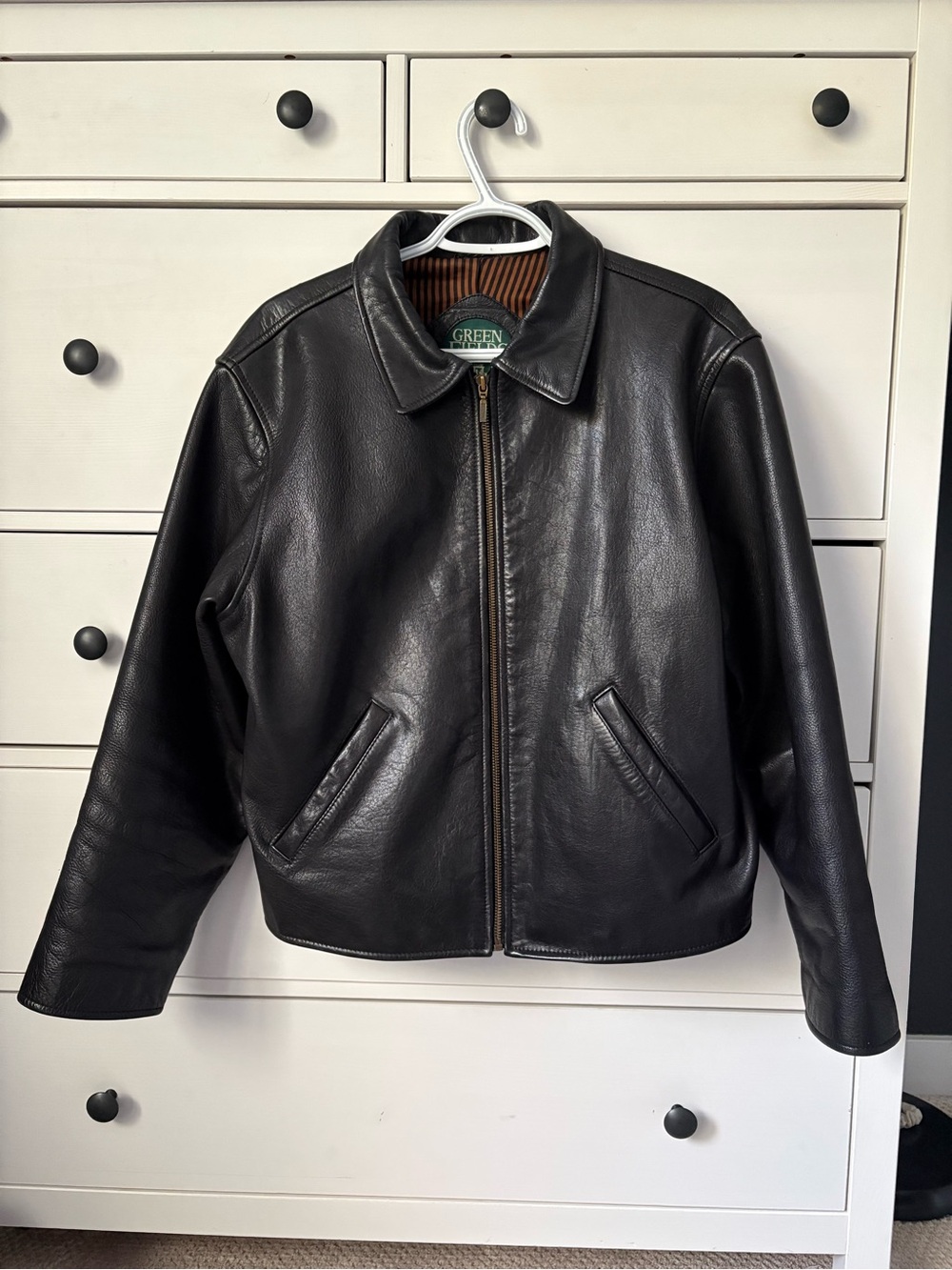 Vintage Leather Bomber